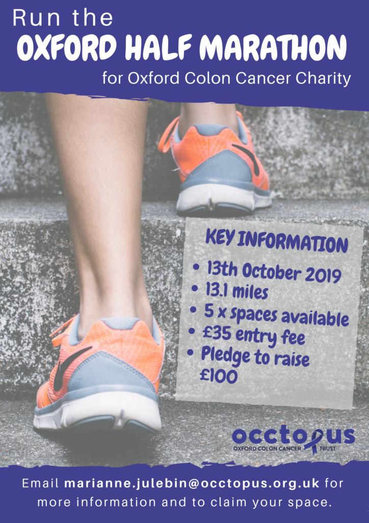 2019 Oxford Half poster (1) Oxford Colon Cancer Trust